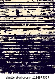Abstract grunge vector background. Monochrome composition of irregular graphic elements.
