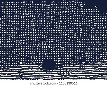 Abstract grunge vector background. Monochrome composition of irregular graphic elements.