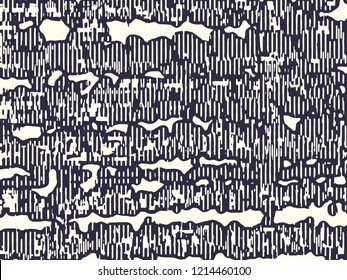 Abstract grunge vector background. Monochrome composition of irregular graphic elements.