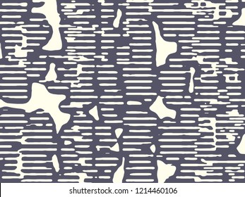 Abstract grunge vector background. Monochrome composition of irregular graphic elements.