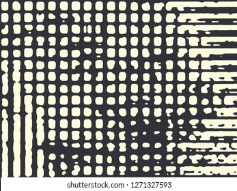 Abstract grunge vector background. Monochrome graphic composition of irregular overlapping shapes.