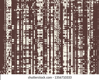 Abstract grunge vector background. Monochrome composition of irregular graphic elements.