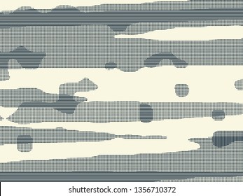 Abstract grunge vector background. Monochrome composition of irregular graphic elements.