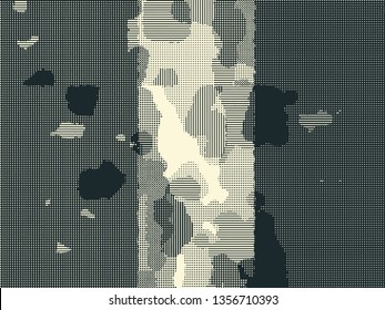 Abstract grunge vector background. Monochrome composition of irregular graphic elements.