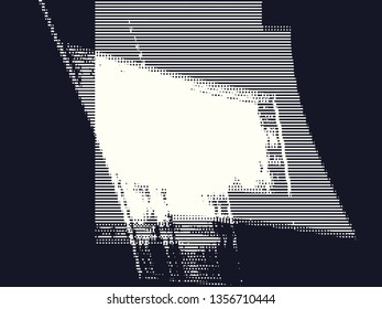 Fondo vector abstracto. Composición monocroma de elementos gráficos irregulares.