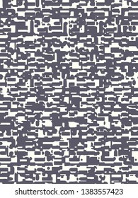 Abstract grunge vector background. Monochrome composition of irregular overlapping graphic elements.