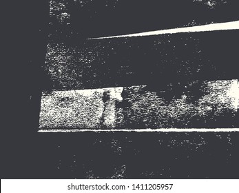 Abstract grunge vector background. Monochrome handcrafted composition of irregular graphic elements.