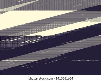 Abstract grunge vector background. Monochrome composition of irregular graphic elements.