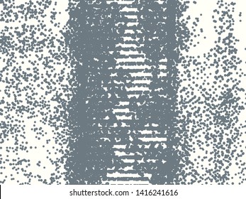 Abstract grunge vector background. Monochrome composition of irregular graphic elements.