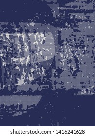Abstract grunge vector background. Monochrome composition of irregular graphic elements.