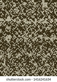 Abstract grunge vector background. Monochrome composition of irregular graphic elements.