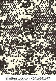 Abstract grunge vector background. Monochrome composition of irregular graphic elements.