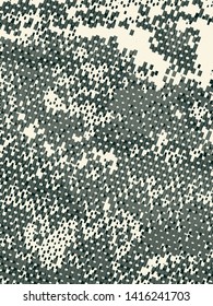 Abstract grunge vector background. Monochrome composition of irregular graphic elements.