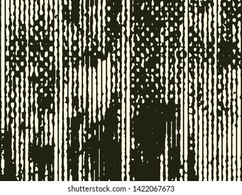 Abstract grunge vector background. Monochrome composition of irregular graphic elements.