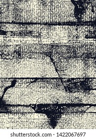 Abstract grunge vector background. Monochrome composition of irregular graphic elements.