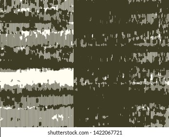 Abstract grunge vector background. Monochrome composition of irregular graphic elements.