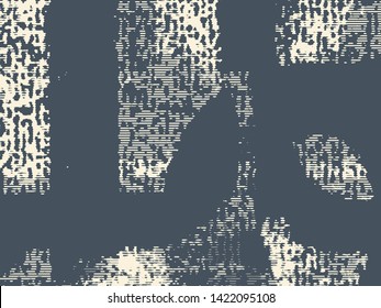 Abstract grunge vector background. Monochrome composition of irregular graphic elements.