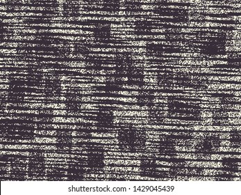 Abstract grunge vector background. Monochrome composition of irregular graphic elements.