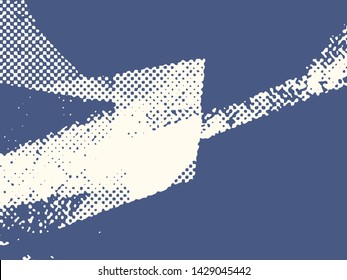 Abstract grunge vector background. Monochrome composition of irregular graphic halftone elements.