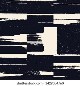 Abstract grunge vector background. Monochrome squared composition of irregular graphic elements.