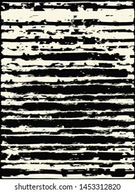 Abstract grunge vector background. Monochrome composition of irregular graphic elements.