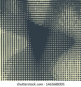 Abstract grunge vector background. Monochrome squared composition of irregular graphic elements.