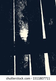 Abstract grunge vector background. Monochrome handcrafted composition of irregular graphic elements.