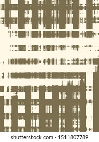 Abstract grunge vector background. Monochrome composition of irregular overlapping graphic elements.