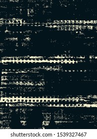 Abstract grunge vector background. Monochrome handcrafted composition of irregular graphic elements.