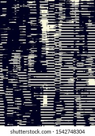 Abstract grunge vector background. Monochrome composition of irregular graphic elements.