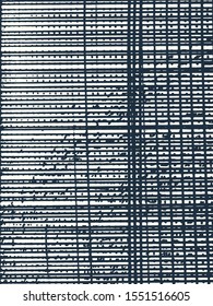 Abstract grunge vector background. Monochrome composition of irregular graphic elements.