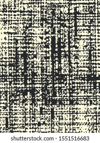 Abstract grunge vector background. Monochrome composition of irregular graphic elements.