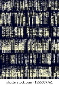 Abstract grunge vector background.  Monochrome composition of irregular overlapping graphic elements.