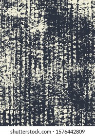 Abstract grunge vector background. Monochrome handmade composition of irregular graphic elements.