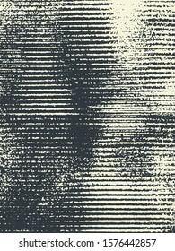 Abstract grunge vector background. Monochrome handmade striped composition of irregular graphic elements.