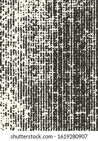 Abstract grunge vector background. Monochrome composition of irregular graphic elements.