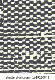 Abstract grunge vector background. Monochrome composition of irregular graphic elements.