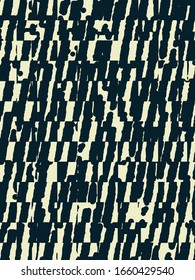 Abstract grunge vector background. Monochrome composition of irregular  striped graphic elements.