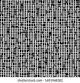 Fondo vector abstracto. Composición de rasterizado monocromática de elementos gráficos irregulares superpuestos.