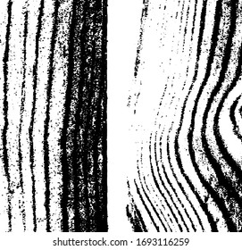Abstract grunge vector background. Monochrome raster composition of irregular overlapping graphic elements.