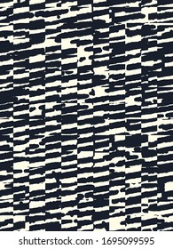 Abstract grunge vector background. Monochrome composition of irregular graphic elements.
