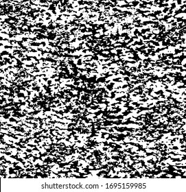 Fondo vector abstracto. Composición de rasterizado monocromática de elementos gráficos irregulares superpuestos.