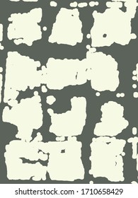 Abstract grunge vector background. Monochrome composition of irregular graphic elements.