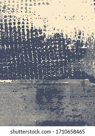 Abstract grunge vector background. Monochrome composition of irregular graphic elements.