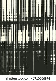 Abstract grunge vector, background. Monochrome composition of irregular graphic elements.