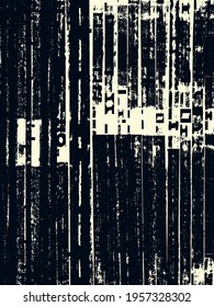 Abstract grunge vector background. Monochrome handmade composition of irregular graphic elements.