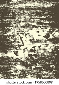 Abstract grunge vector background. Monochrome handcrafted composition  of irregular graphic elements.