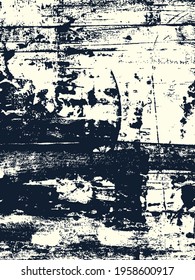 Abstract grunge vector background. Monochrome handcrafted composition  of irregular graphic elements.