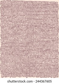 Abstract grunge vector background. Monochrome composition of irregular shape elements. Created using handmade camera-less photograph.