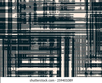 Abstract grunge vector background. Monochrome composition of irregular diffused geometric elements.